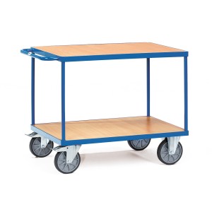 01600088 - Tischwagen mit zwei Ebenen und Schiebebügel