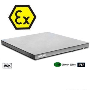 05900081 - Edelstahl-Plattformwaage ATEX Zone 2 und Zone 22